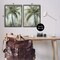 Stupell Industries Palm Trees Impressions 2pc Framed Giclee Wall Art Set Design by Nan